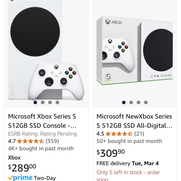 Brand new never opened Series S 512GB SSD Console Bundle - White - Picture 3 of 5